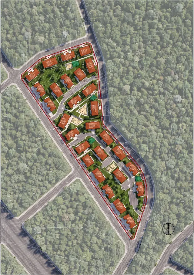 Vaziyet planı (render)